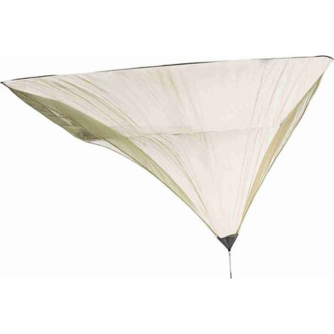 Moustiquaire de camping compacte et légère, tente en filet pour le camping et la randonnée, moustiquaire triangulaire d'extérieur avec sac de transport pour usage individuel (1/4)