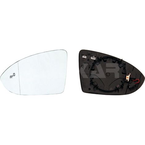 Verre de rétroviseur, rétroviseur extérieur ALKAR 6451138 VW 5G0857521M