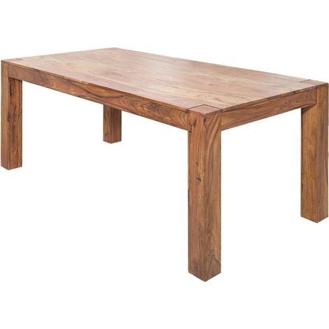 Esstisch ORBO 200 cm – Tisch aus massivem, lackiertem Sheeshamholz