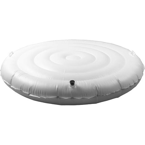 5.4 Foot Inflatable Spa Cover, Energy Saving Round Spa Cover, Foldable Overflow Rain Cover, Waterproof Spa Cover (1/5)