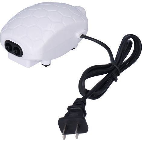 Mini pompe à oxygène ultra-silencieuse, petite pompe à air multifonctionnelle pour aquariums (double trou QL-702) (1/5)