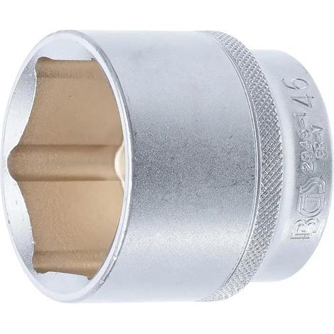 BGS Douille pour clé, six pans 12,5 mm (1/2") 46 mm