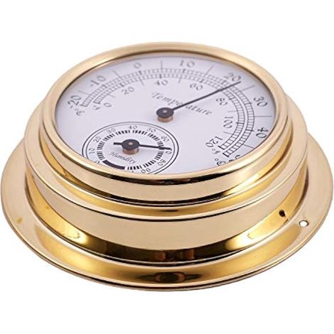 Thermomètre Hygromètre Baromètre Montres Horloge 2 Ensemble Compteur Station Météo (1/5)