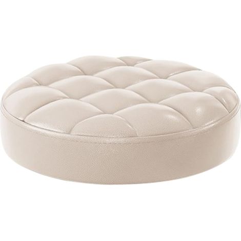 Coussin rond en polyuréthane pour tabouret de bar, noir