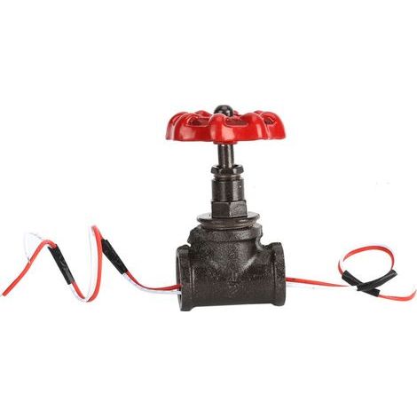 Interrupteur Luminaire Rétro Style Steampunk pour Tuyau d'Eau, Robinet d'Arrêt G1/2" avec Fil pour Lampe Vintage (1/5)