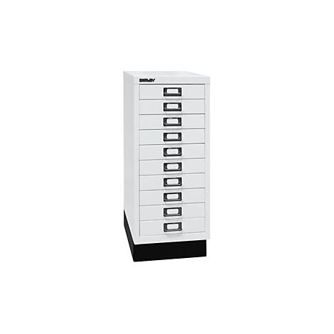 Serie 29 MultiDrawer™ con zócalo DIN A4 10 cajones blanco