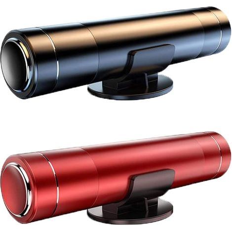 Marteau de sécurité 2 en 1 – Brise-vitre et coupe-ceinture – Poignée en aluminium – Pour évacuation d'urgence – 105 g, compact (1/5)