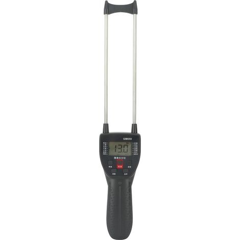 Humidimètre numérique LCD à double sonde, testeur d'humidité de Grain rétro-éclairé avec invite vocale pour haricots, riz, blé, mas (1/5)