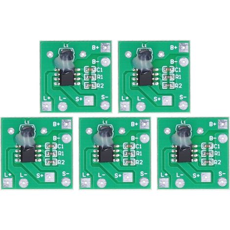 Module De Contrôleur De Lampe Solaire 5pcs 9012 1.2v Carte De Circuit De Module De Contrôleur De De Batterie De Contrôle De La Lumière Pour Lampes De Pelouse Solaires Lampe Murale (1/4)