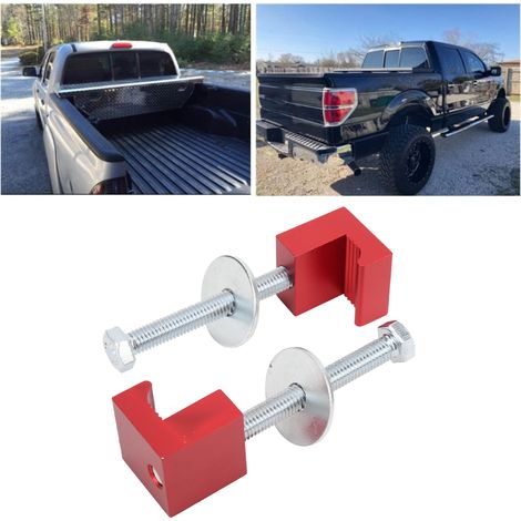Crochets universels pour boîtes à outils avec charnières automobiles, crochets en J robustes en aluminium pour la fixation de boîtes à outils (OT-046) (1/5)