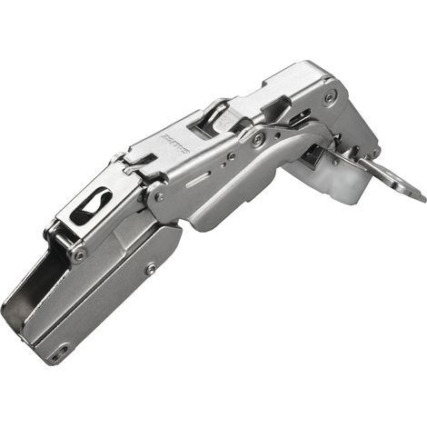 Salice Topfband Serie 200 Innenanschlag 155° mit Dämpfung T52 Nickel matt Möbelscharnier Schrankscharnier (1/3)