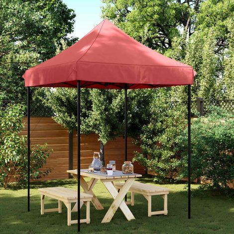 vidaXL Tente de fête Bordeaux 200 x 200 x 306 cm Tissu Oxford