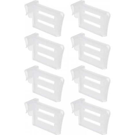 8 Séparateurs de Tiroirs Ajustables, Séparateurs de tiroir en plastique, réglables, Séparateurs de Tiroirs de Cuisine, pour Ustensiles, Cuisine,Vanité (1/5)