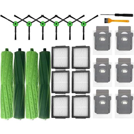Accessoires et pièces détachées pour aspirateur robot Combo I5 / I5+ / J5 / J5+ : brosse latérale principale, filtre HEPA. (1/5)
