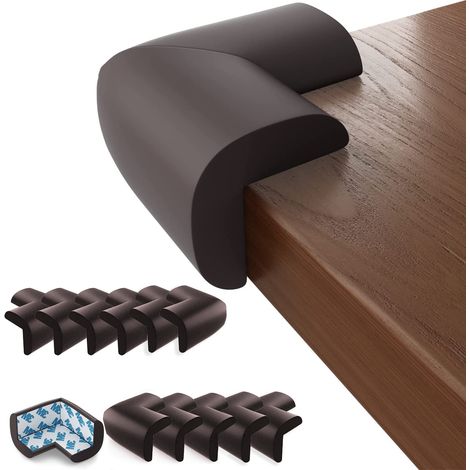Lot de 12 protections d'angle pour meubles, tables, armoires et tiroirs