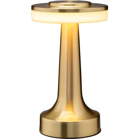Lampe De Bureau LED - Rechargeable 1500 mAh - 3 Niveaux Luminosité Tactile - Portable Sans Fil - Pour Chevet Bureau Camping - 1 Pièce (1/5)