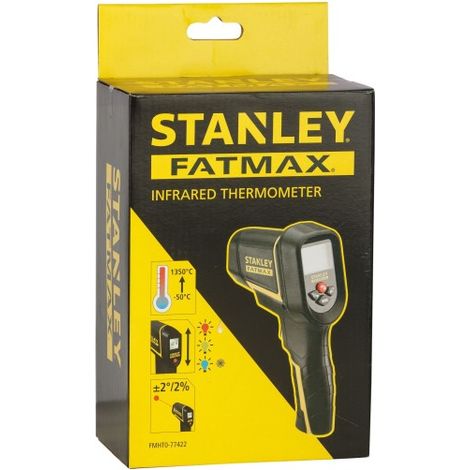 Stanley – Détecteur thermique FatMax – Écran LCD rétro-éclairé – Prise de mesure sans contact – Pointeur laser – Sauvegarde automatique des données (1/10)