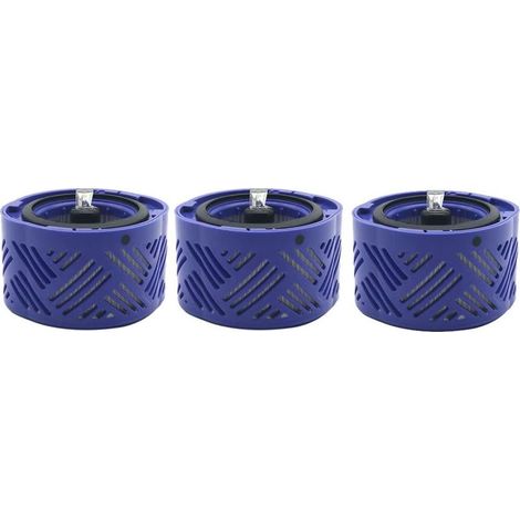 Filtre d'aspirateur, 3 pièces de rechange de post-filtre pour Dyson V6 DC59 accessoires d'aspirateur (1/4)