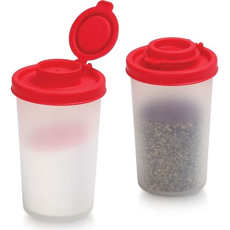 Salières et poivrières en plastique transparent sans BPA, kit de voyage pour sel, poivre et épices, adapté pour camping et randonnée (1/5)