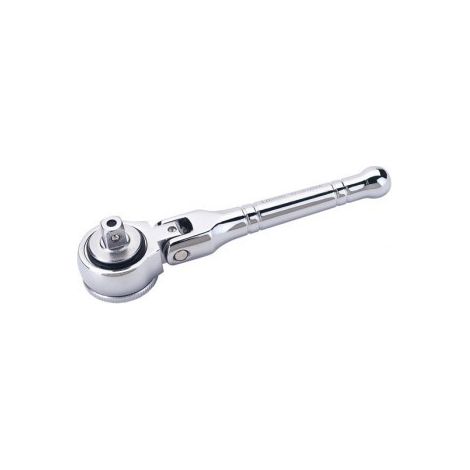 LLAVE DE CARRACA CORTO CON CABEZA GIRATORIA 3/8"