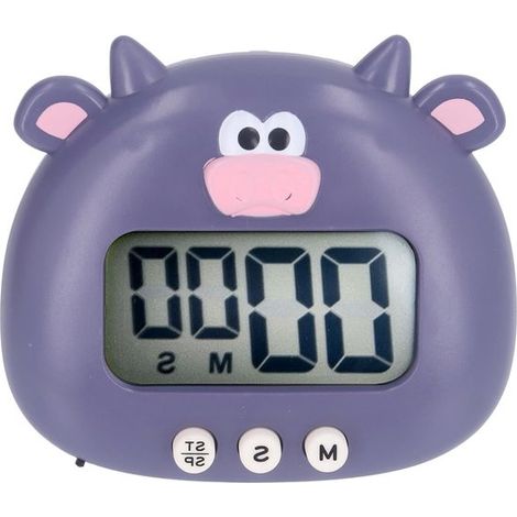 Temporizador digital - Motivo animal - Vaca morada (1/5)