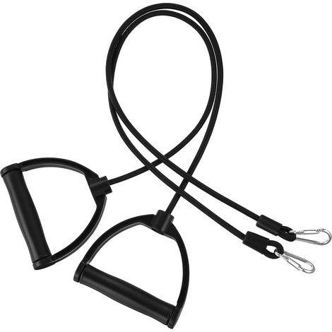 Widerstandsbänder für Stepper, 1 Paar, Nylon mit Doppelschlaufen und Griffen für den persönlichen und professionellen Gebrauch (1/5)
