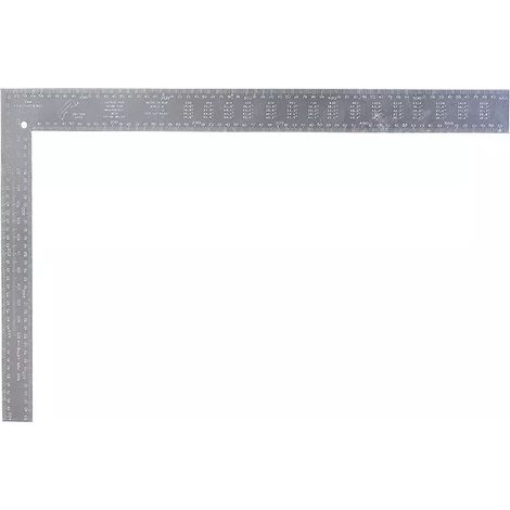 Squadra in acciaio 600x400mm con scala e angoli incisi - per falegnameria meccanica - 30C326
