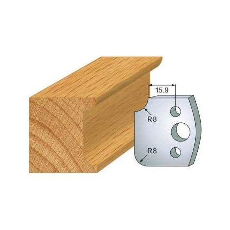 Leman - Jeu de 2 fers profilés acier Ht.40 mm N°174