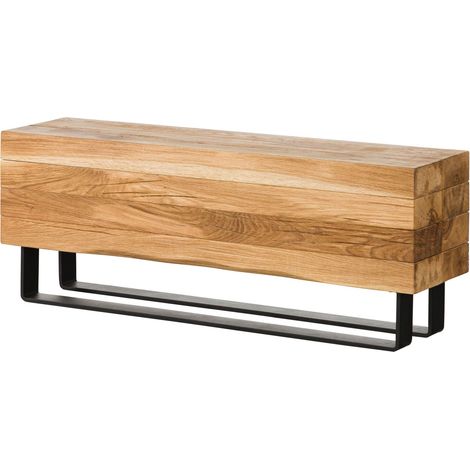 Bank Eiche 120x30x46 natur geölt LOUNGE COLLECTION 09