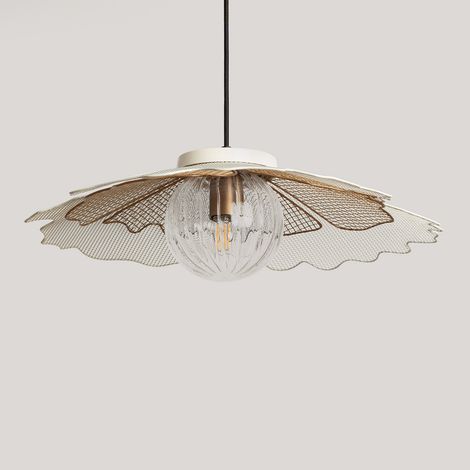 Pendelleuchte Metall und Glas Pianella Gold (1/3)