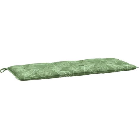 Maison Exclusive - Gartenbank-Auflage Blattmuster 120x50x7 cm Sto