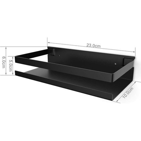 étagère de Douche Sans Perage, étagère Douche Salle de Bain Auto-adhésif Acier Inoxydable SUS304 (1/4)
