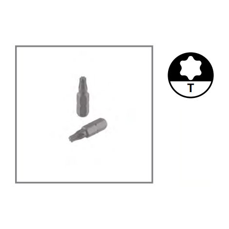 SUKI - 2 BIT ESAGONALE TORX TX20 25mm