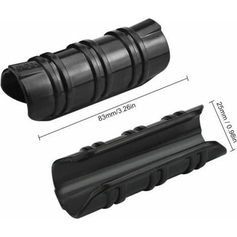 12 Pcs Serre Clips 25mm Clips Serre de Jardin Résistance aux Températures Elevées Fixation Bache Serre Durable Facile a Utiliser pour Fixation Serre Bannière Tuyau Jardin Films - Noir (1/3)