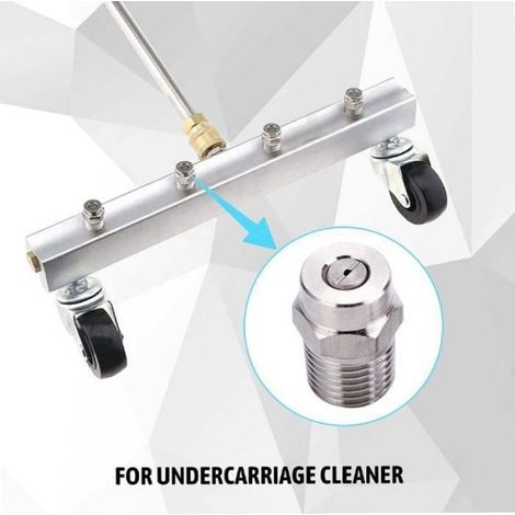 Buse Haute Pression - Acier Inoxydable - Angle 40° - 4000 Psi - Pour Balai À Eau Et Nettoyeur De Châssis - Lot De 4 (1/4)