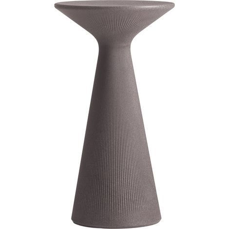 EURO3PLAST TAVOLINO ALTO FADE IN POLIETILENE DM61X110H ARGILLA USO ESTERNO (1/3)