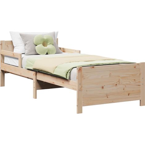Estructura de cama Marrón 80 x 200 cm Madera de ingeniería vidaXL