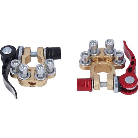 Kit de 2 connecteurs de bornes de batterie de voiture, outil de remplacement, de réglage et de déconnexion rapide (1/5)