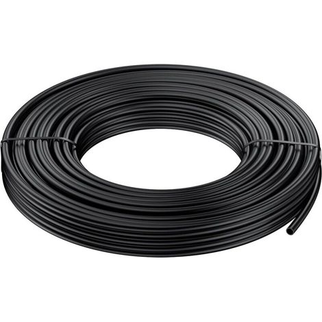 15 m Tubing d'irrigation goutte à goutte, 4-6 mm Tuyau de distribution pour système d'irrigation, Ligne en PE Micro noir, Rouleau pour arrosage de jardin, Pièce d'irrigation (1/5)