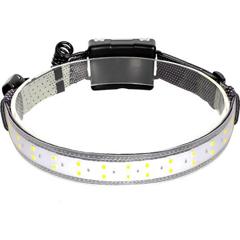 Lampe frontale Kueatily, champ de vision étendu unique, 1800 lumens, 26 LED haute luminosité, bandeau élastique ultra-lumineux et résistant, idéale pour le camping, la randonnée, le vélo et la pêche. (1/4)