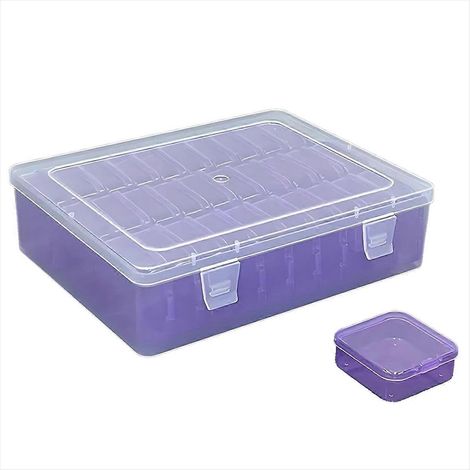 Mini-Werkzeugkasten, 30 Fächer, Aufbewahrungsbox für Kleinteile und Bastelbedarf (1/5)