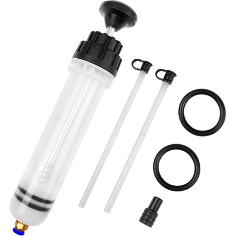 Jeringa de succión de aceite de 200 ml, jeringa de líquido de frenos, extractor de aceite, extractor de líquido y bomba de llenado, refrigerante