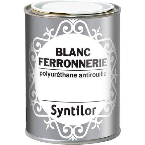 SYNTILOR Peinture ferronnerie extérieur Polyuréthane SYNTILOR blanc mat 0.25 l (1/3)