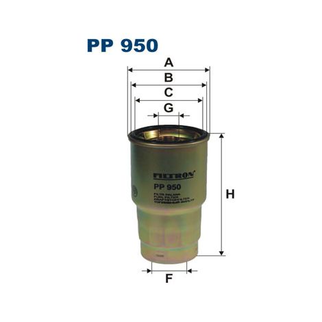 Filtro carburante PP950 Filtron