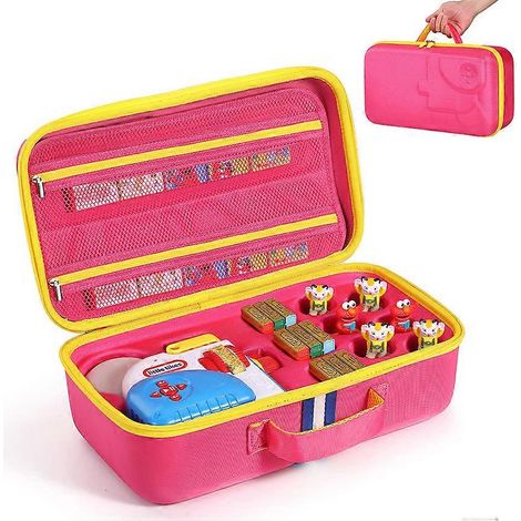Grande boîte de rangement en EVA pour le coffret de démarrage de livres Little Tikes Story Dream Machine (rose)