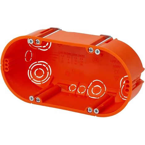 Boîte électrique f-tronic hollewanddoos e118 double 47 mm (1/2)