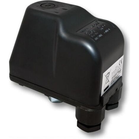 Pressostat réglable 1-phase 220-240V Plage de pression 1,4 à 4,1 bars IP56 pour installations d'eau domestique 16A (1/5)