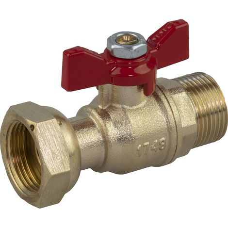 Robinet de compteur droit avant compteur 4MS mâle - Série 636 EP 20x27 - M 20x27