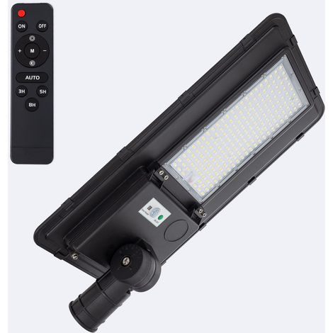 Lampadaire LED Solaire 2500 lm 125 lm/W Sinai avec detecteur de mouvement 3000K Blanc chaud