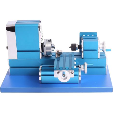 36W Motorized Mini Lathe - Metal DIY Tool for Woodworking - Model Making for School, General Technology Room, Science and Technology (1/5)